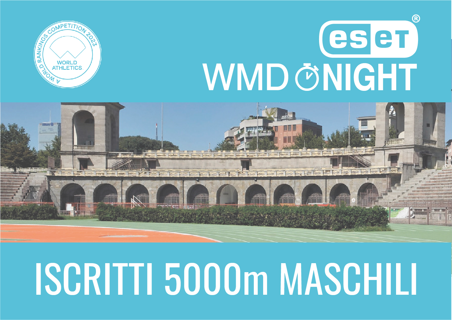 ISCRITTI 5000M MASCHILI